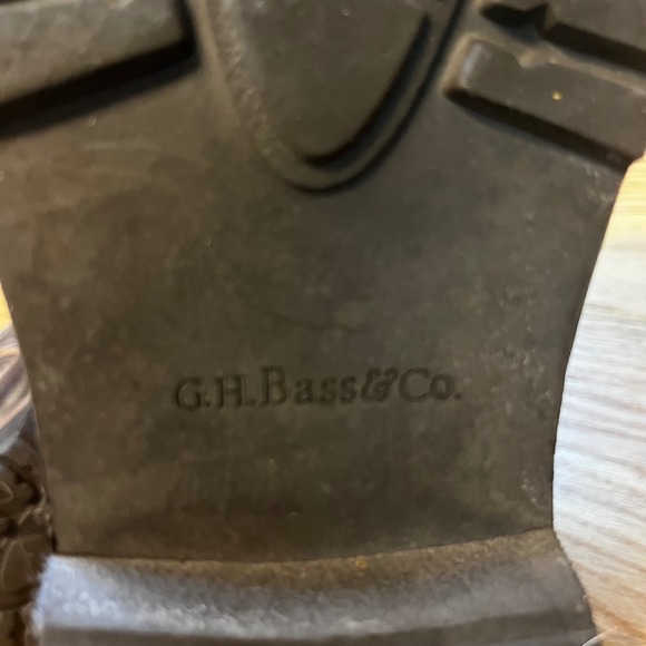 G.H. Bass Co Mens Dark Brown Leather Suede Chelsea Boots Ankle Size 9.5 - Picture 13 of 15